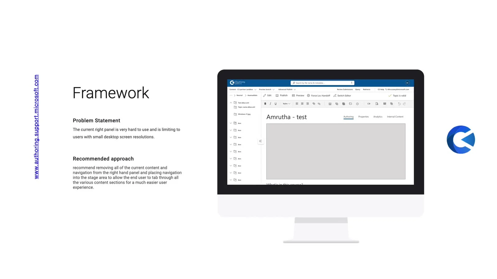 Microsoft C3 Authoring Platform &mdash; Enterprise Content Management